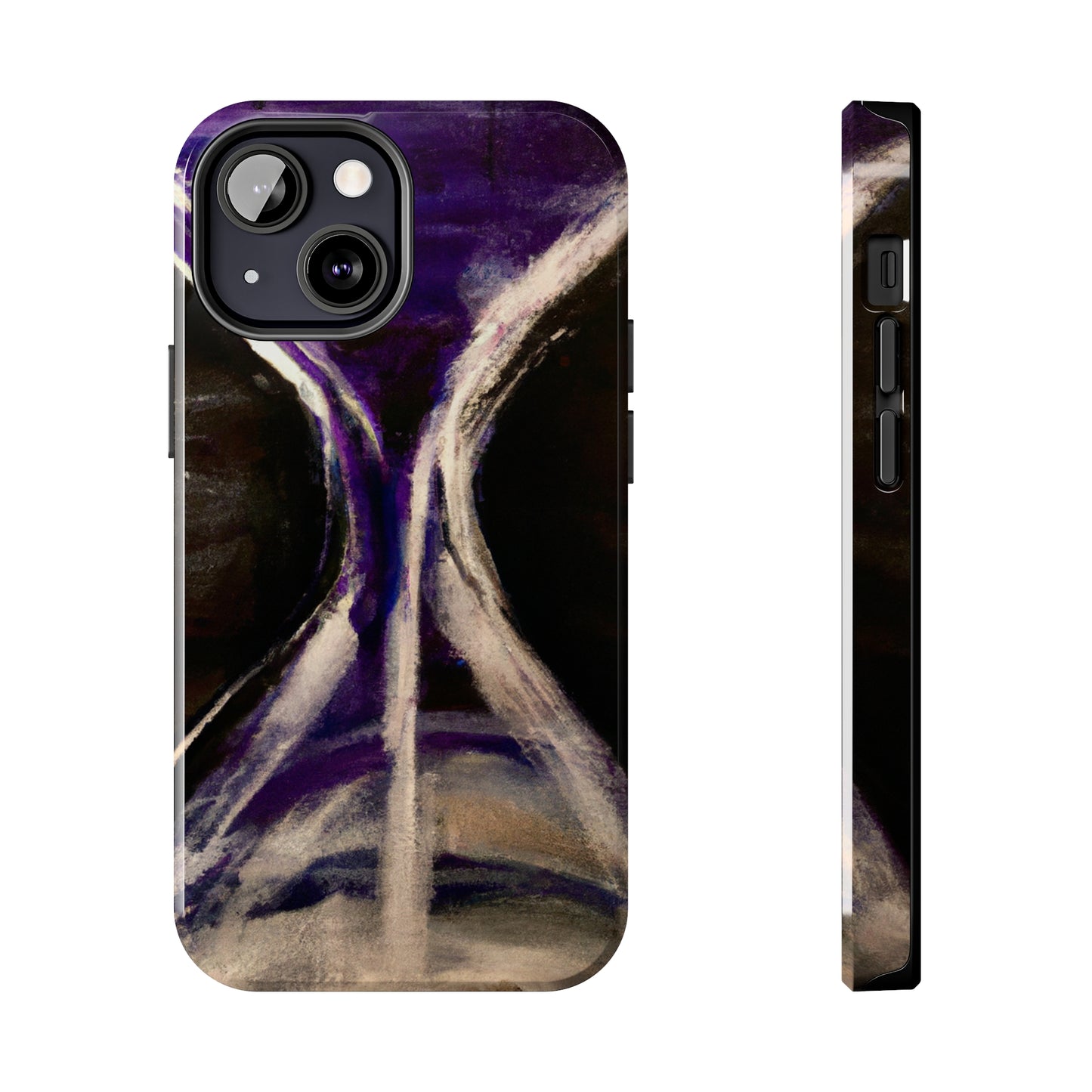 Tough Case-Mate iPhone Case Ft. Purple Hourglass