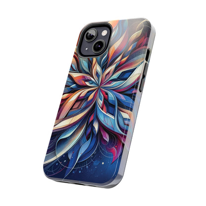 ToughDrop Apple iPhone Case Ft. Abstract Snowflake