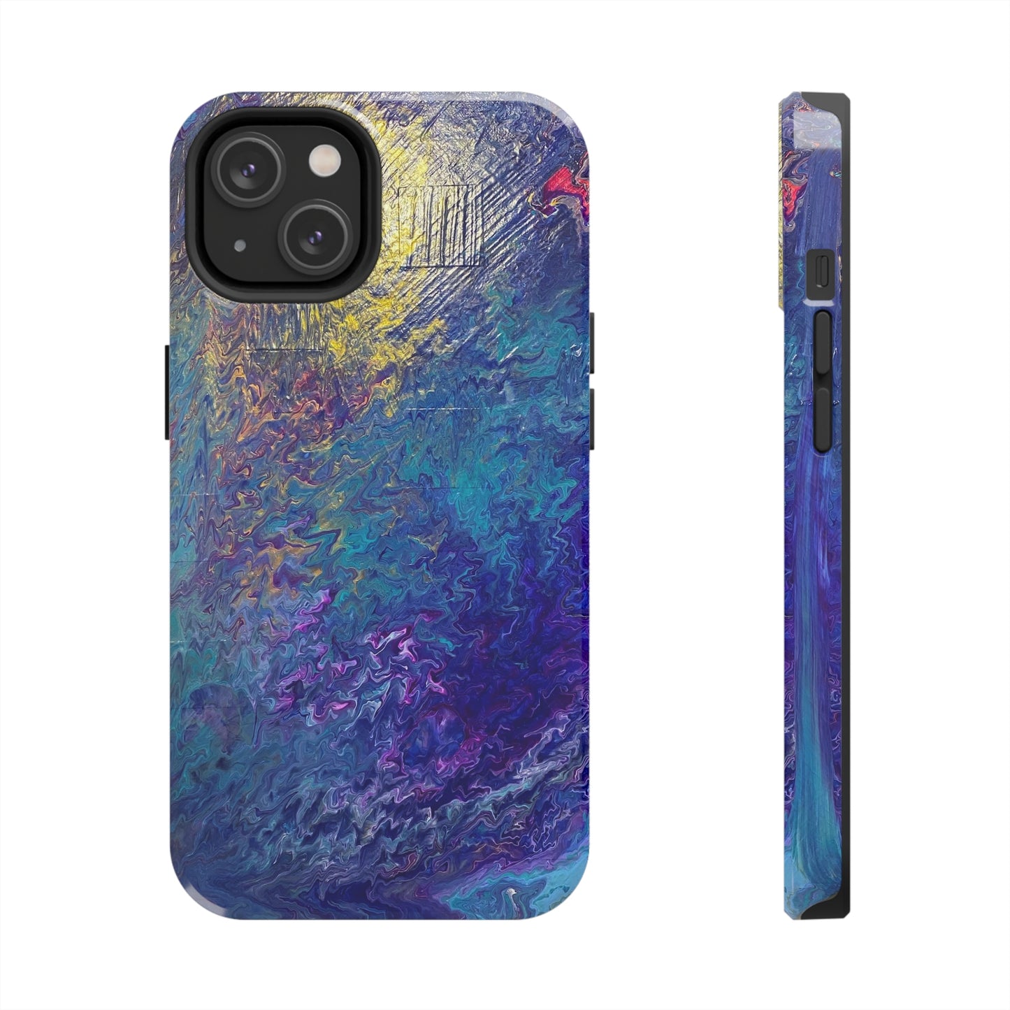 Tough Case-Mate iPhone Cases Ft. Abstract Blue Waterfall