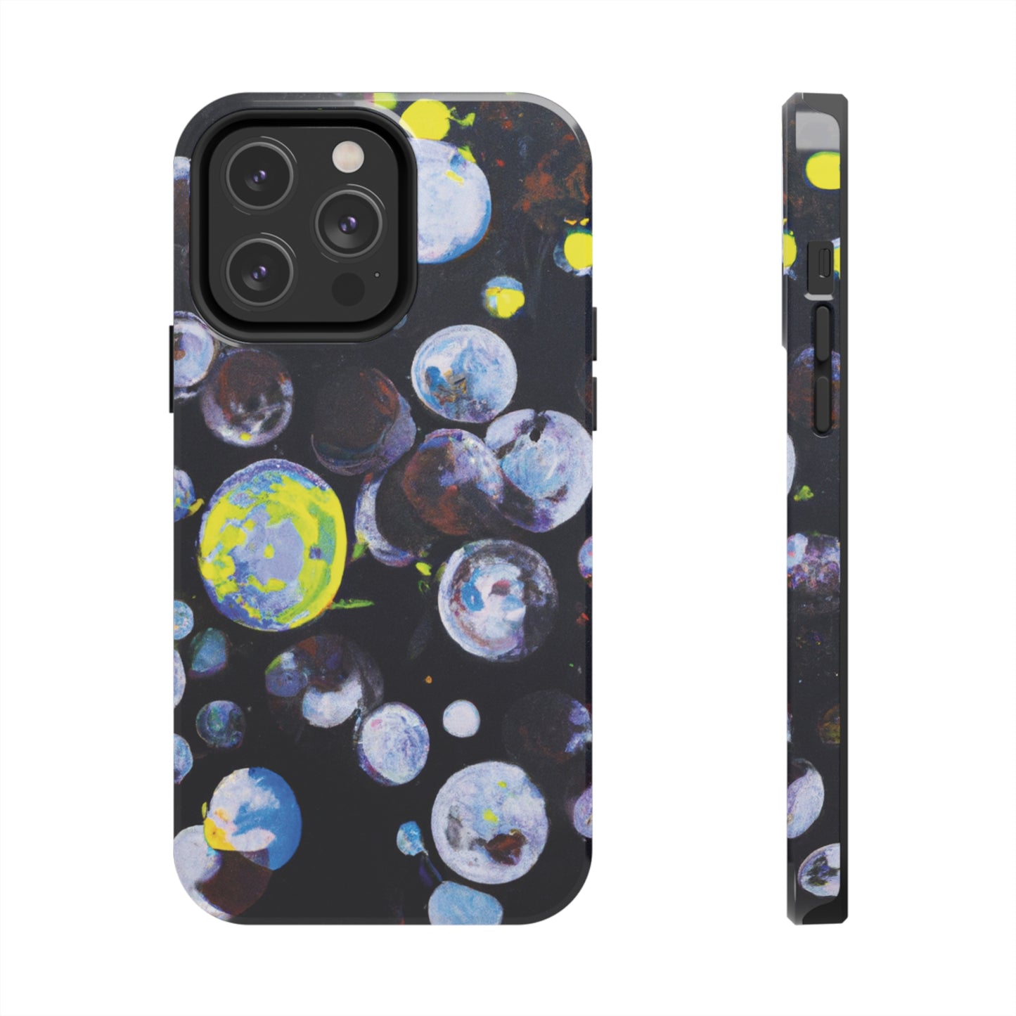 Tough Apple iPhone Cases Ft. Silver Bubbles