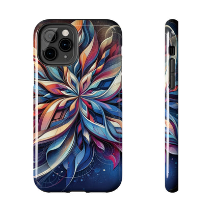 ToughDrop Apple iPhone Case Ft. Abstract Snowflake