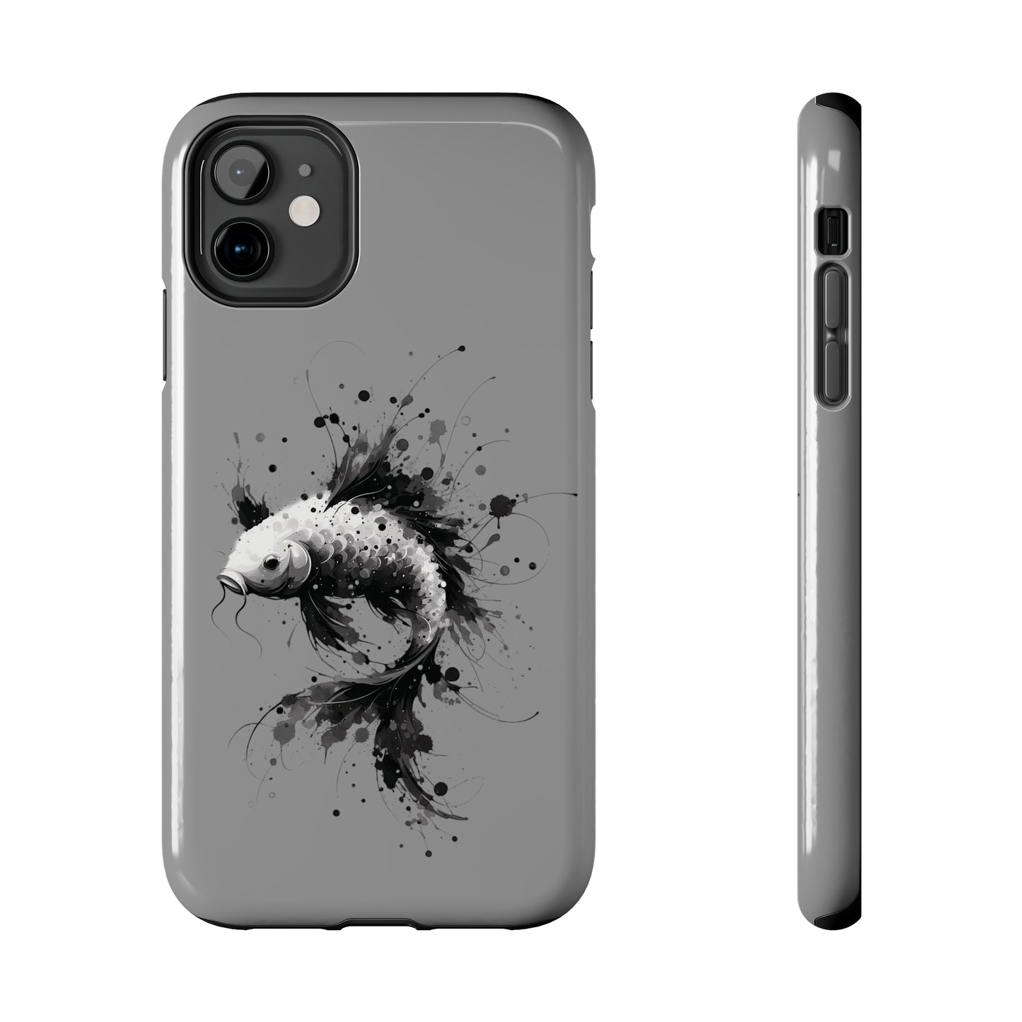 ToughDrop Apple iPhone Case Ft. Ink Blot Koi