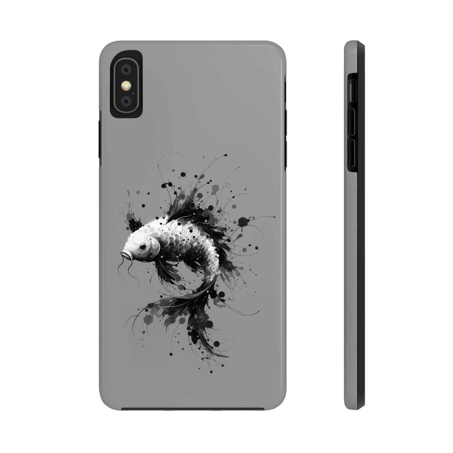 ToughDrop Apple iPhone Case Ft. Ink Blot Koi