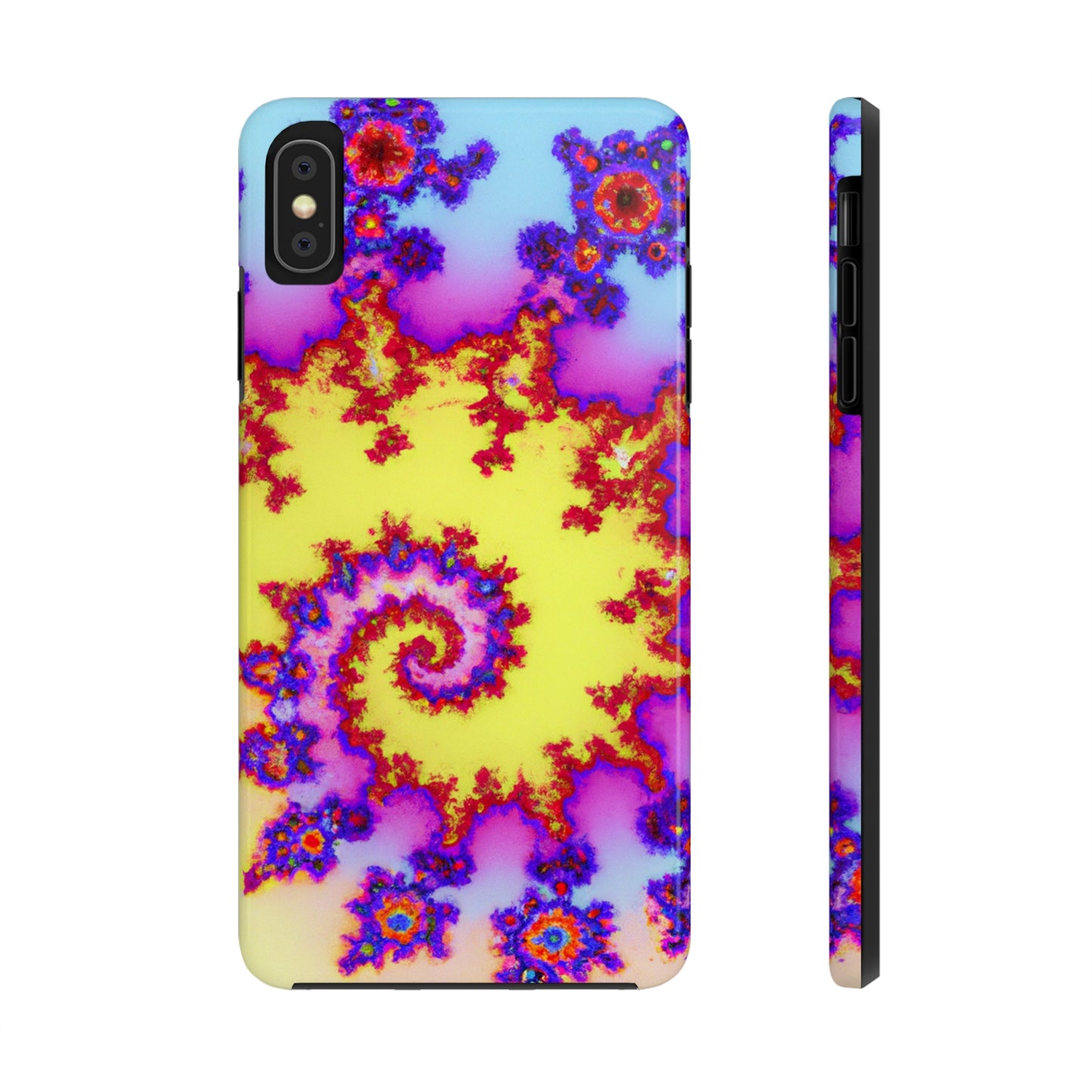 Tough Case-Mate iPhone Case Ft. Tie Dye Fractal