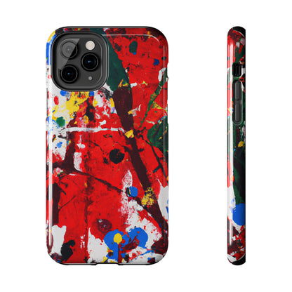 Tough Case-Mate iPhone Case Ft. Fractured Red