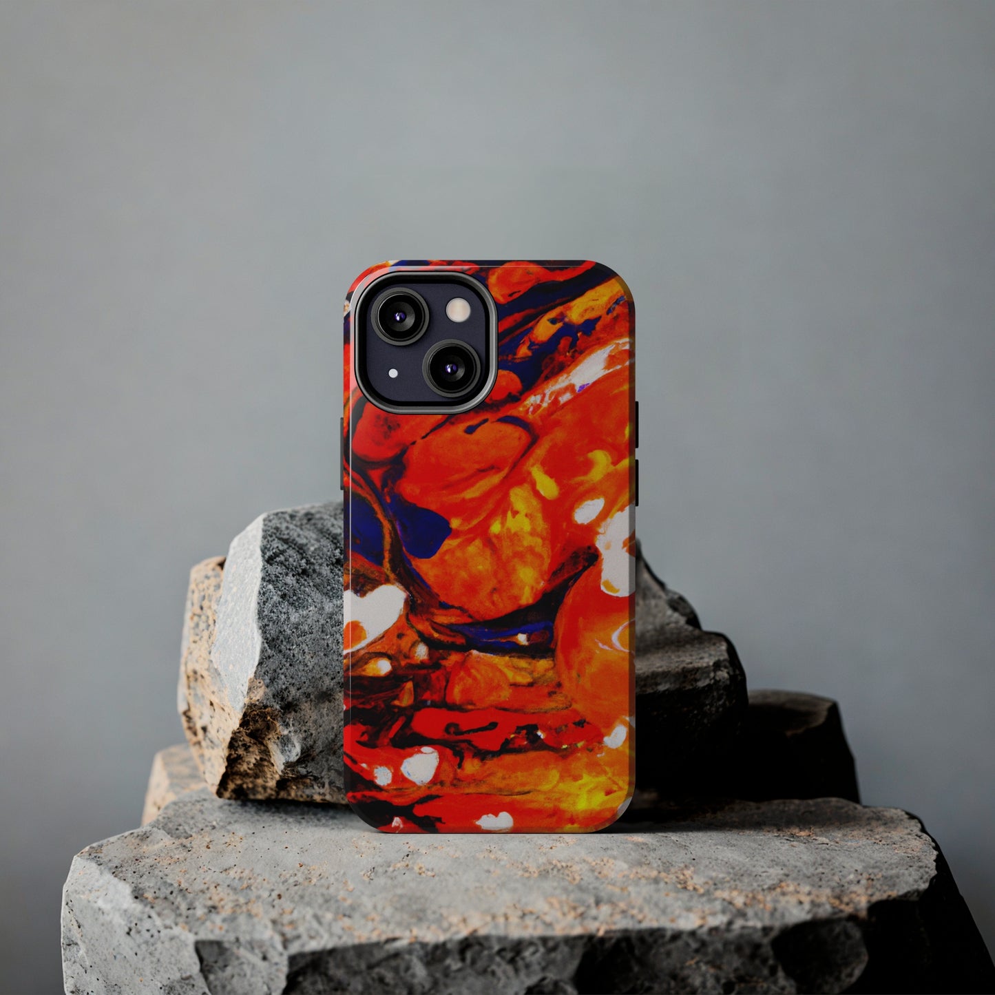 Tough Apple iPhone Cases Ft. Abstract Halloween Pumpkin