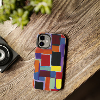 Tough Case-Mate iPhone Case Ft. Abstract Rectangles