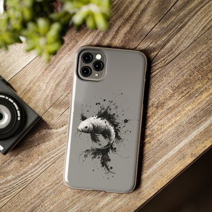 ToughDrop Apple iPhone Case Ft. Ink Blot Koi