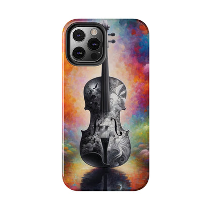 ToughDrop Apple iPhone Case Ft. Greyscale Violin