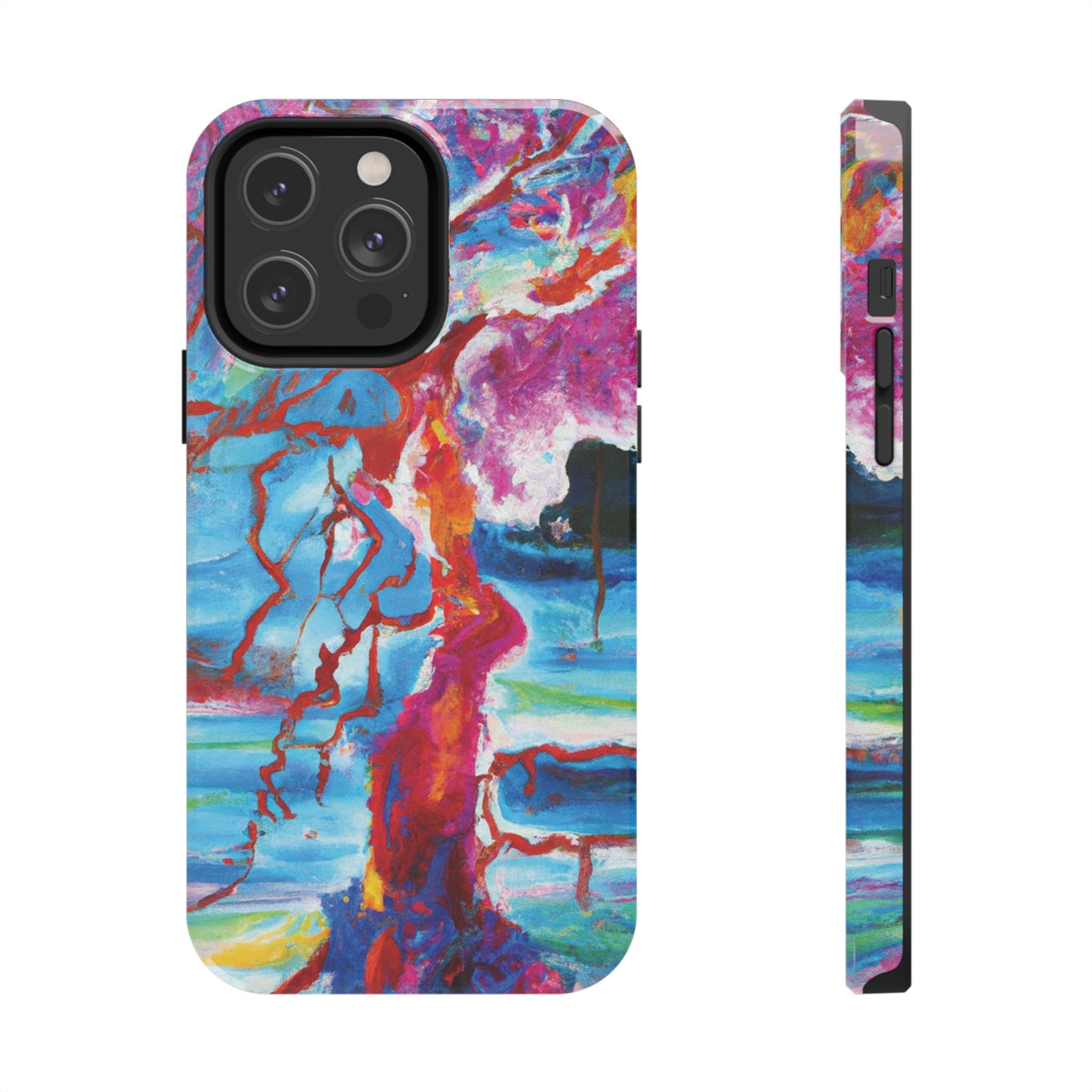 Tough Apple iPhone Cases Ft. Abstract Spirit Tree