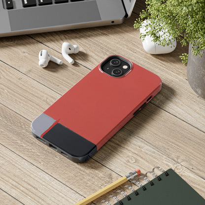 Strong Apple iPhone Case Ft. Minimal Orange