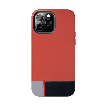 Strong Apple iPhone Case Ft. Minimal Orange