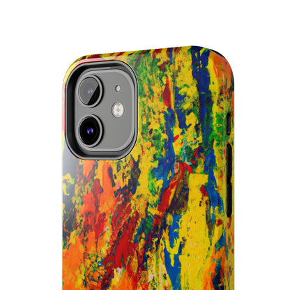 Tough Case-Mate iPhone Case Ft. Abstract Yellow Orange