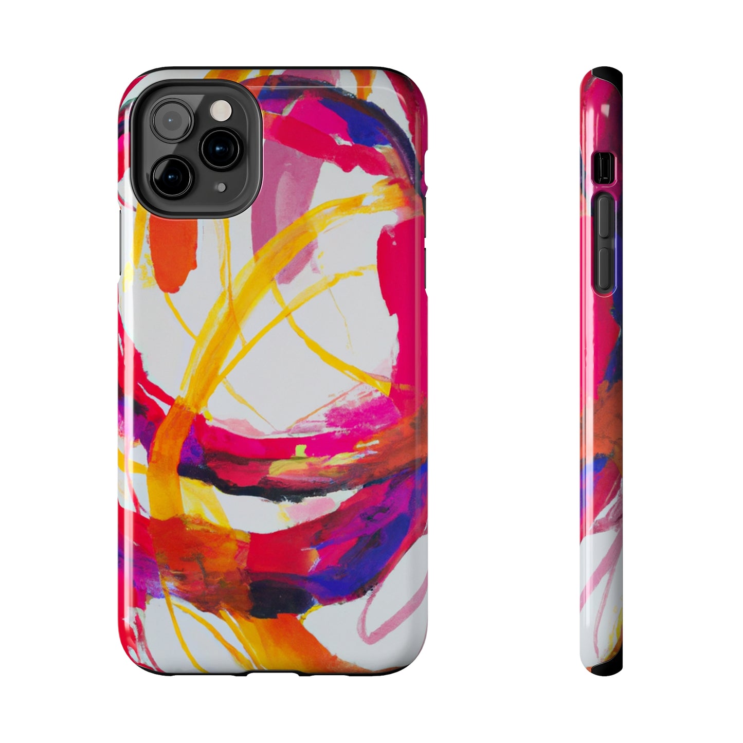 Tough Apple iPhone Cases Ft. Abstract Scarlet