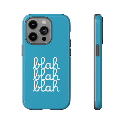 Tough Phone Case Ft. blahblahblah Turquoise