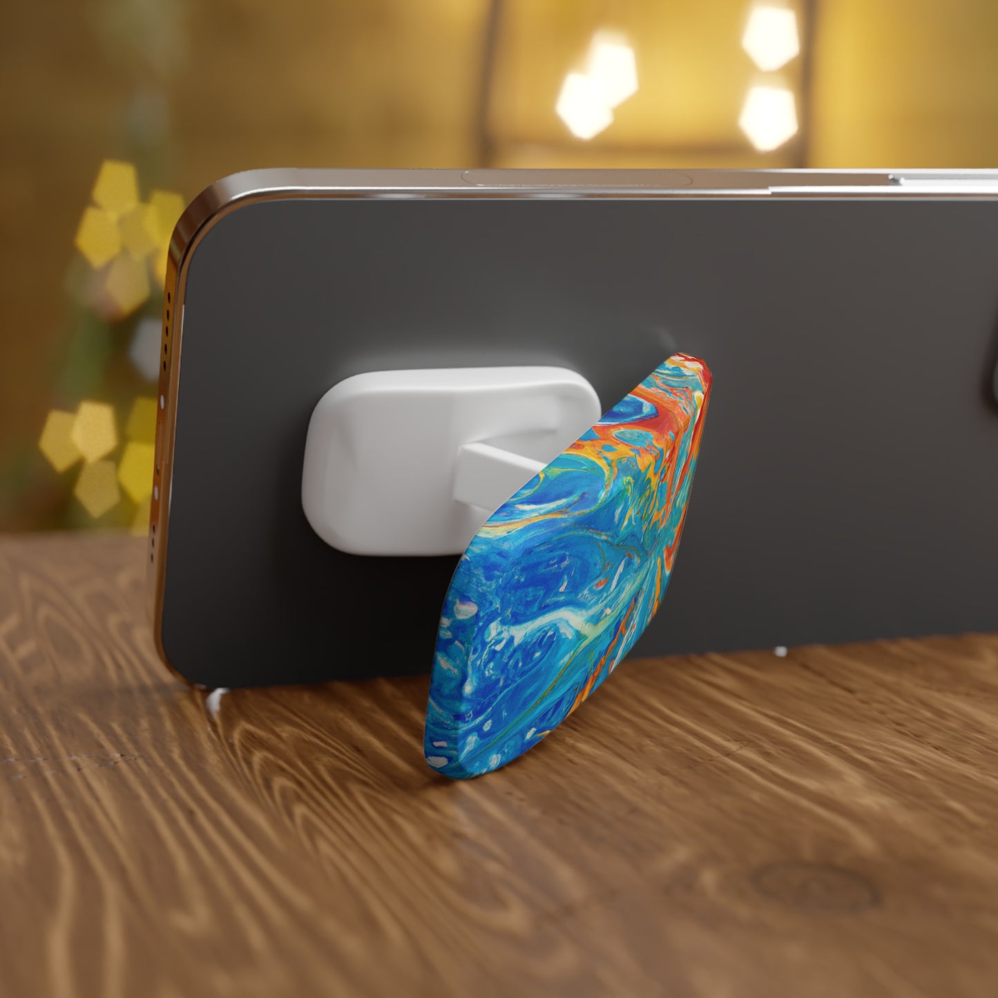 Reusable Click-On Phone Grip Ft. Ocean Roots