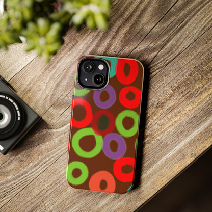 Tough Case-Mate iPhone Case Ft. Fruity Circles