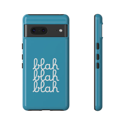 Tough Phone Case Ft. blahblahblah Turquoise