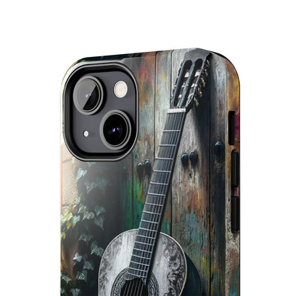 ToughDrop Apple iPhone Case Ft. Greyscale Guitar