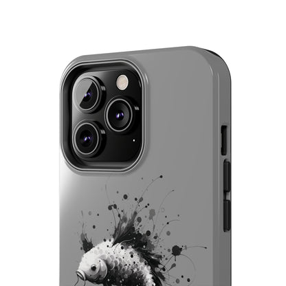 ToughDrop Apple iPhone Case Ft. Ink Blot Koi