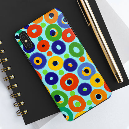 Tough Case-Mate iPhone Case Ft. Vivid Circles