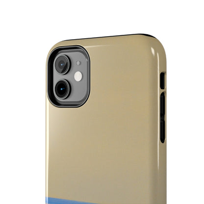 Strong Apple iPhone Case Ft. Minimal Thin Stripe