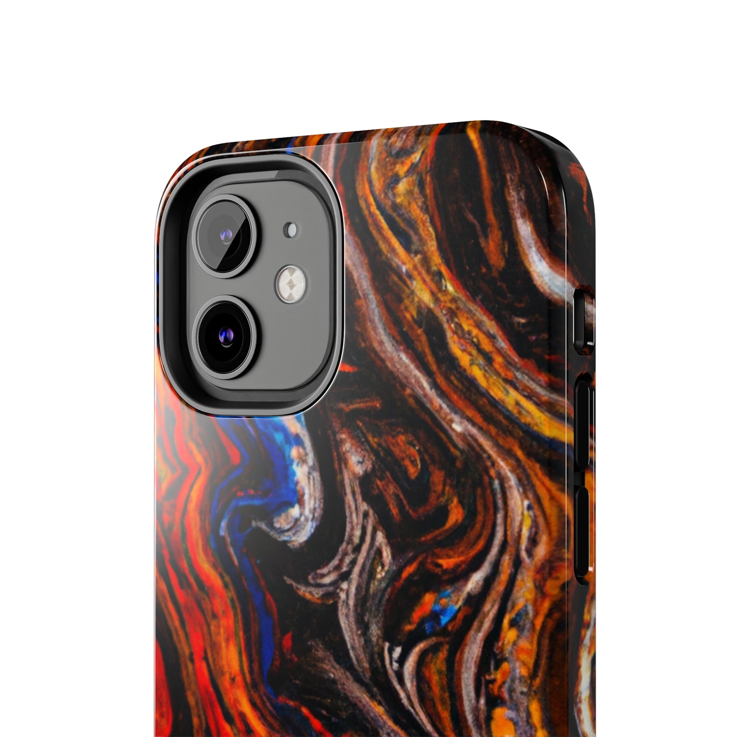 Tough Apple iPhone Case Ft. Abstract Petrified Wood