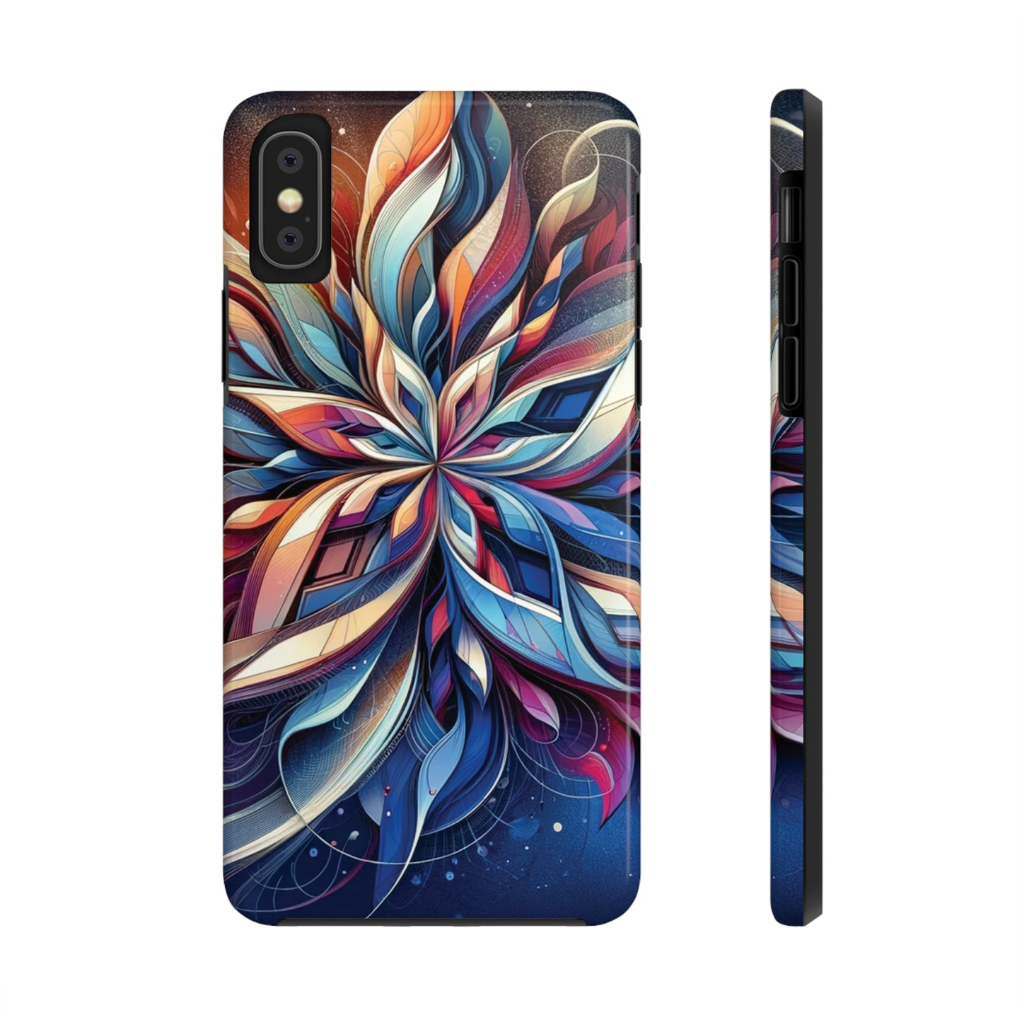 ToughDrop Apple iPhone Case Ft. Abstract Snowflake