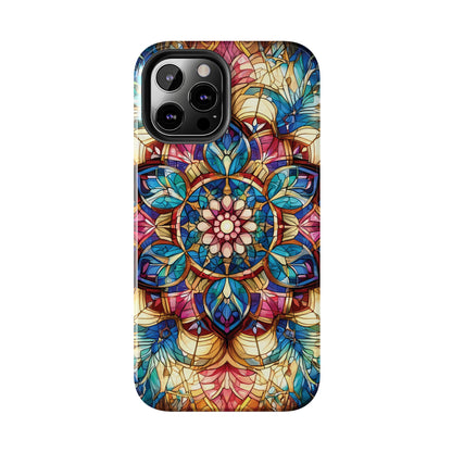 ToughDrop Apple iPhone Case Ft. Stained Glass Fractal