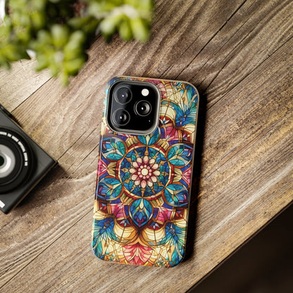 ToughDrop Apple iPhone Case Ft. Stained Glass Fractal