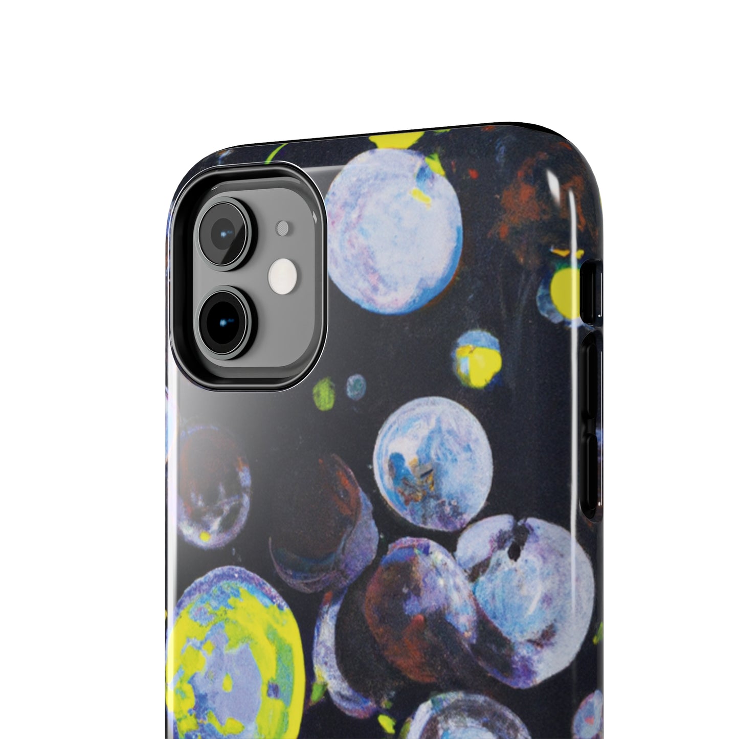 Tough Apple iPhone Cases Ft. Silver Bubbles