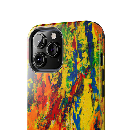 Tough Case-Mate iPhone Case Ft. Abstract Yellow Orange