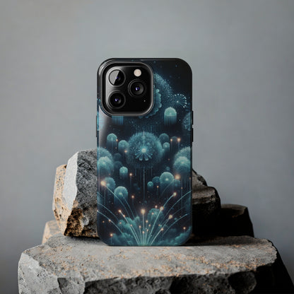 ToughDrop Apple iPhone Case Ft. Blue Dot New Year Fireworks