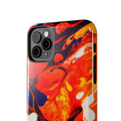 Tough Apple iPhone Cases Ft. Abstract Halloween Pumpkin