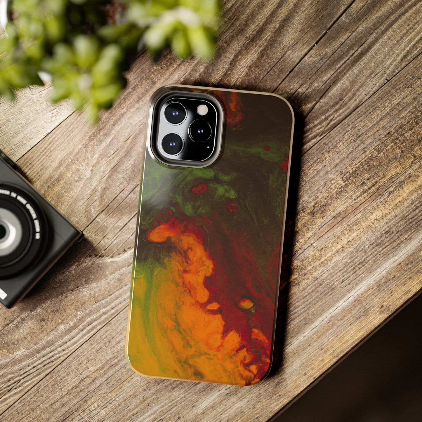 Tough Apple iPhone Case Ft. Abstract Gas Giant