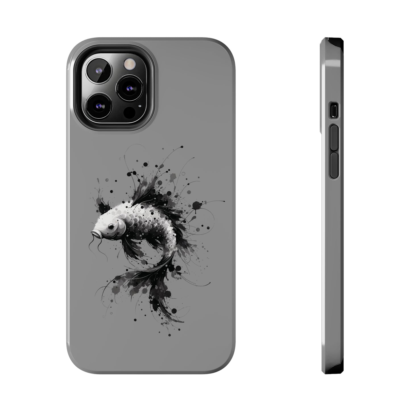 ToughDrop Apple iPhone Case Ft. Ink Blot Koi