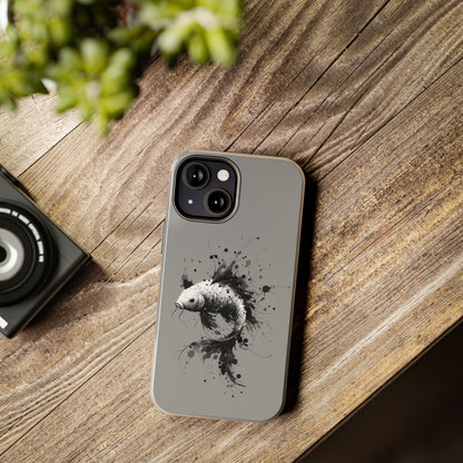 ToughDrop Apple iPhone Case Ft. Ink Blot Koi