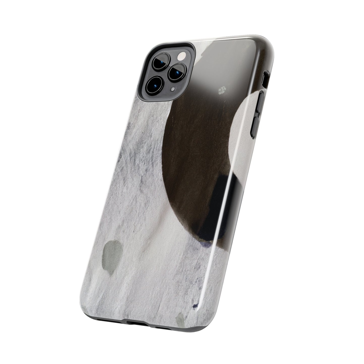 Strong Apple iPhone Case Ft. Abstract Half Circle