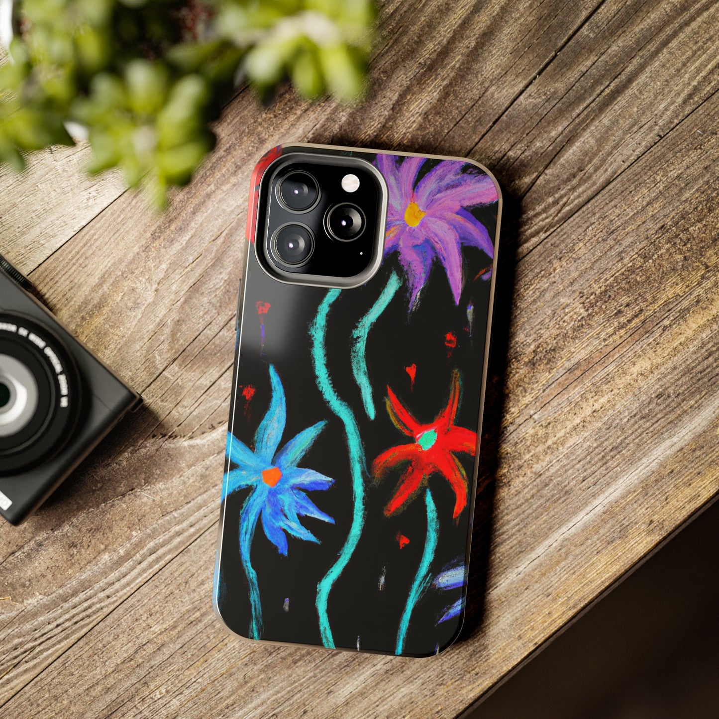 Tough Case-Mate iPhone Case Ft. Abstract Flowers