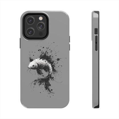 ToughDrop Apple iPhone Case Ft. Ink Blot Koi