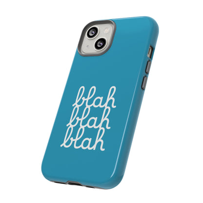 Tough Phone Case Ft. blahblahblah Turquoise