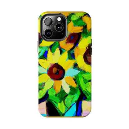 Tough Case-Mate Phone Case Ft. Abstract Sunflowers