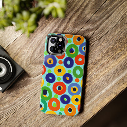 Tough Case-Mate iPhone Case Ft. Vivid Circles