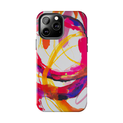 Tough Apple iPhone Cases Ft. Abstract Scarlet