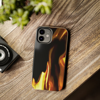 Tough Apple iPhone Cases Ft. Abstract Flames