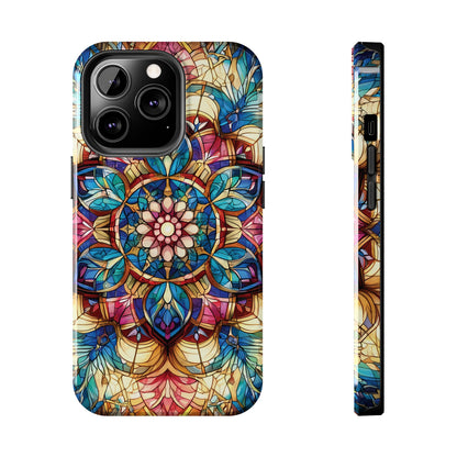 ToughDrop Apple iPhone Case Ft. Stained Glass Fractal