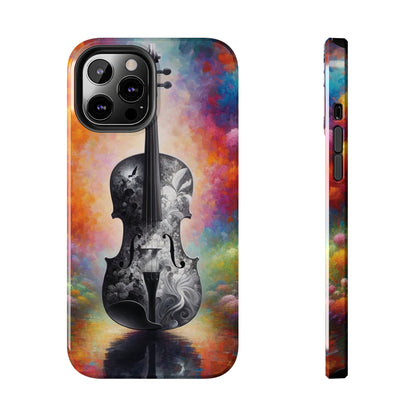 ToughDrop Apple iPhone Case Ft. Greyscale Violin