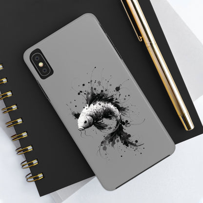 ToughDrop Apple iPhone Case Ft. Ink Blot Koi