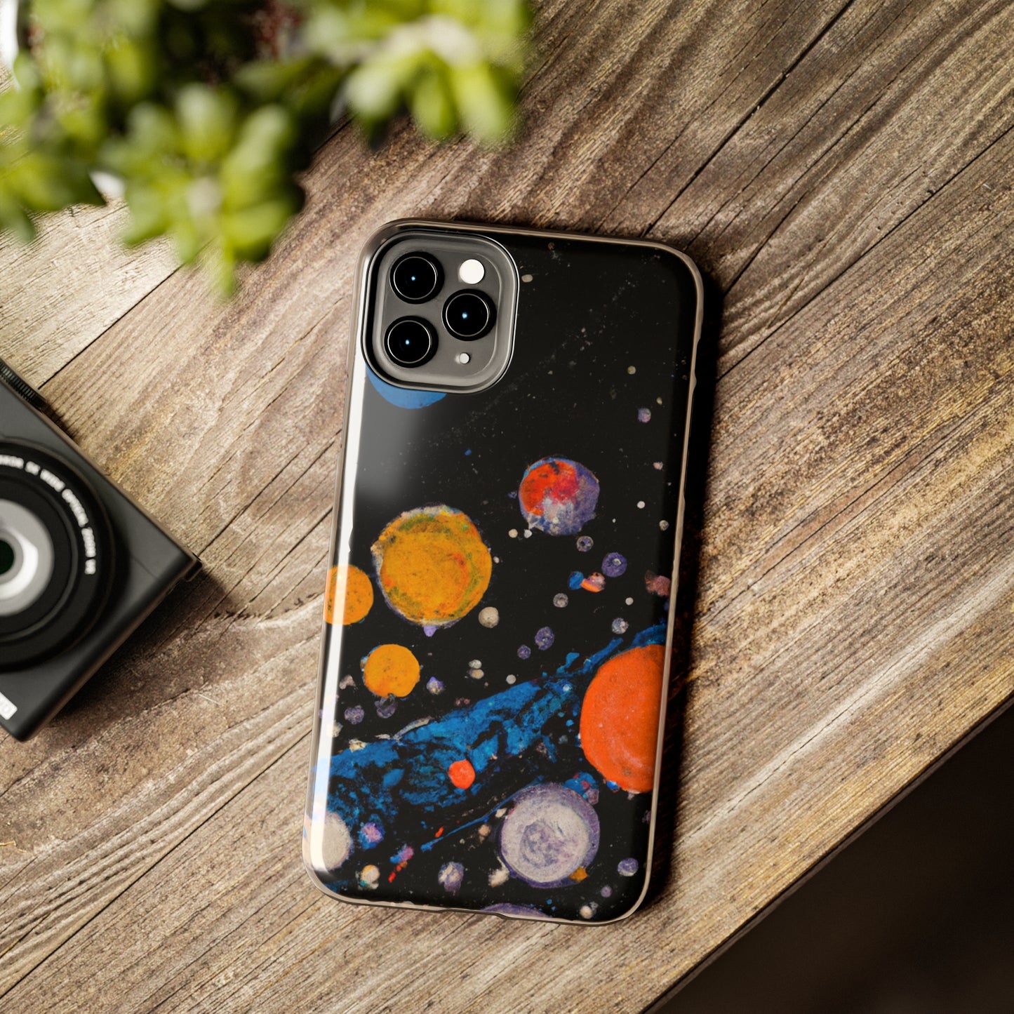 Tough Apple iPhone Cases Ft. Space Bubbles