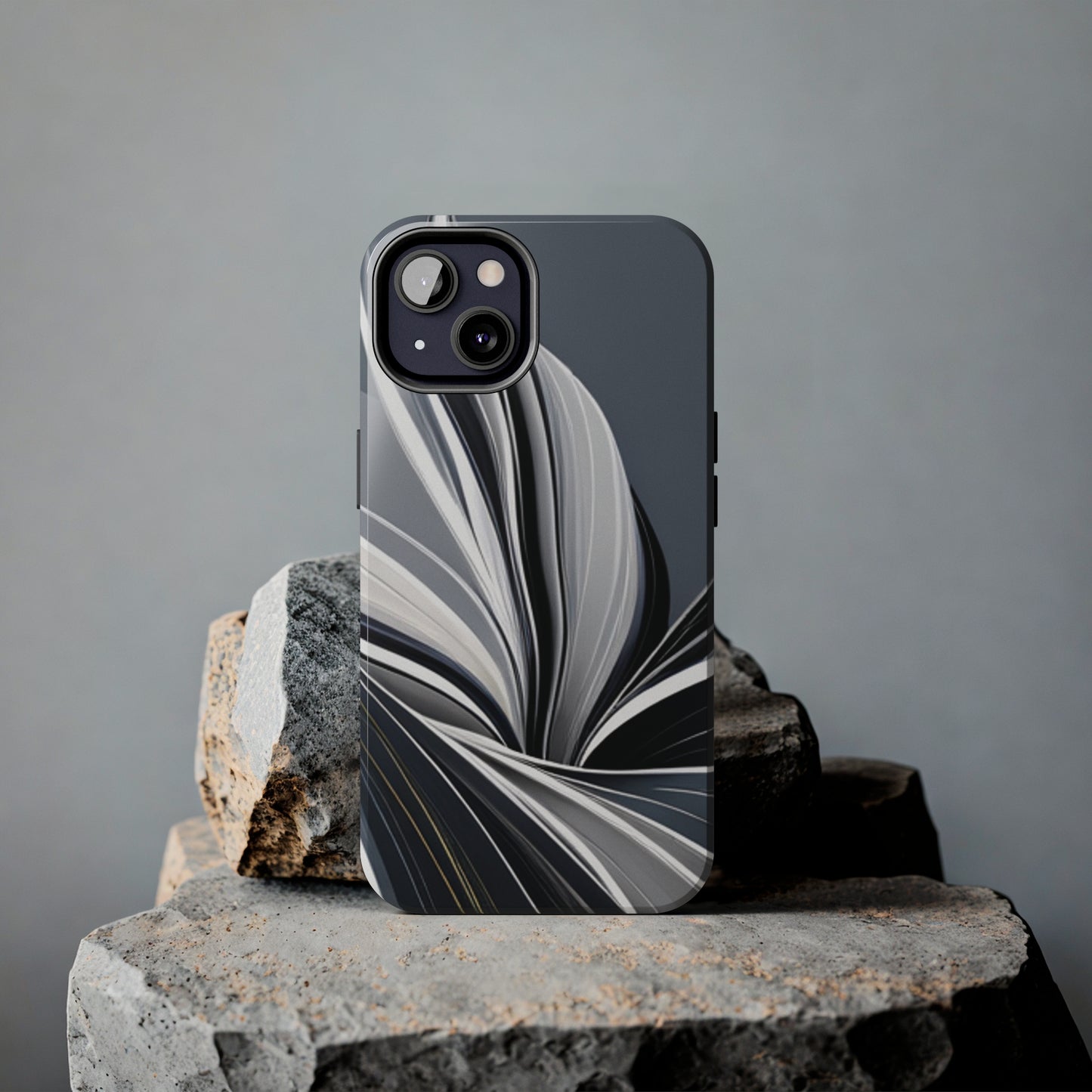 Strong Apple iPhone Cases Ft. Black and White Abstract Sail